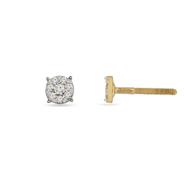 Tanishq 18KT Diamond Earrings for Women 3