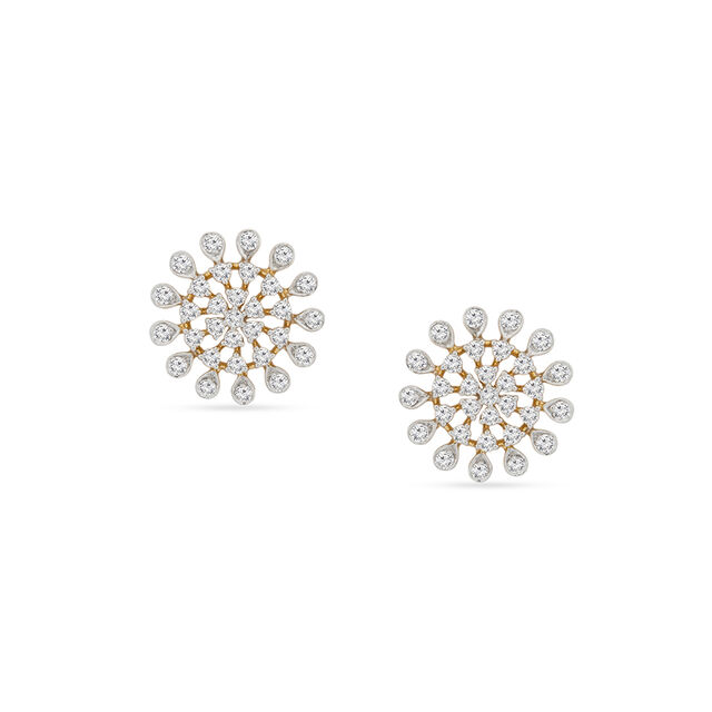 Tanishq 18KT Diamond Earrings for Women 