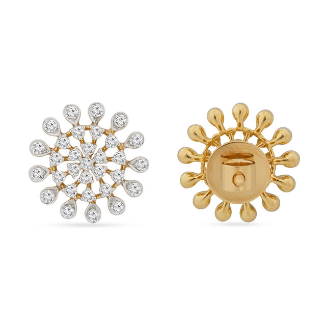 Tanishq 18KT Diamond Earrings for Women 4