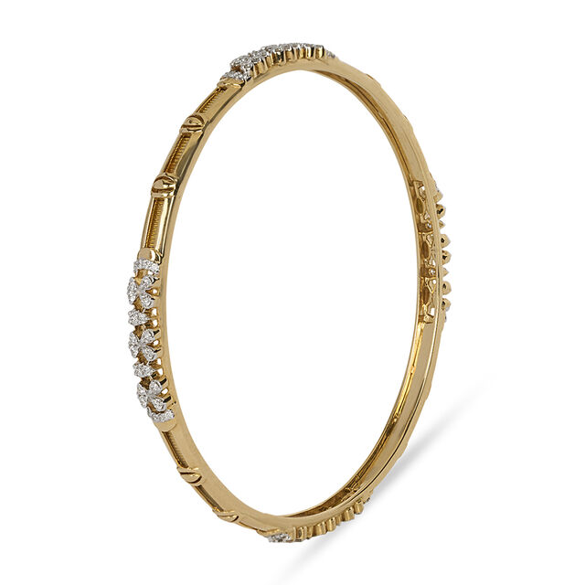 Tanishq 18KT Diamond Bangle for Women 2