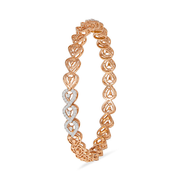 Tanishq 18KT Diamond Bangle for Women 3