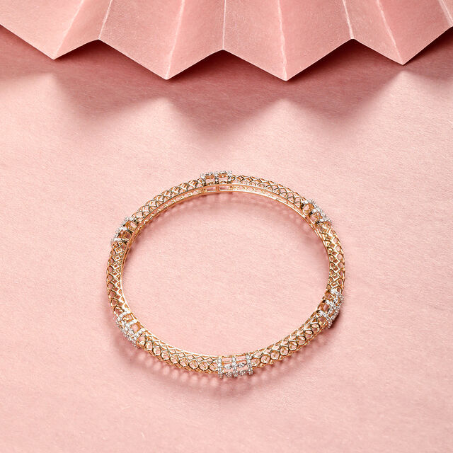 Tanishq 18 Karat Diamond Bangle for Women