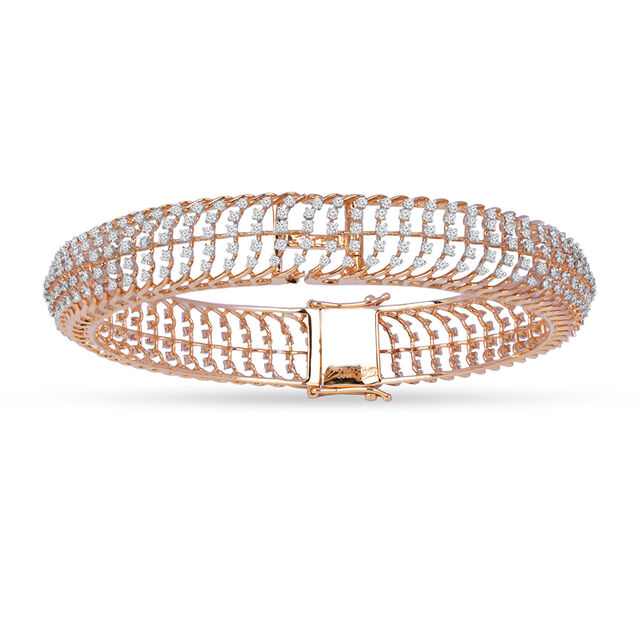 Tanishq 18KT Diamond Bangle for Women 2