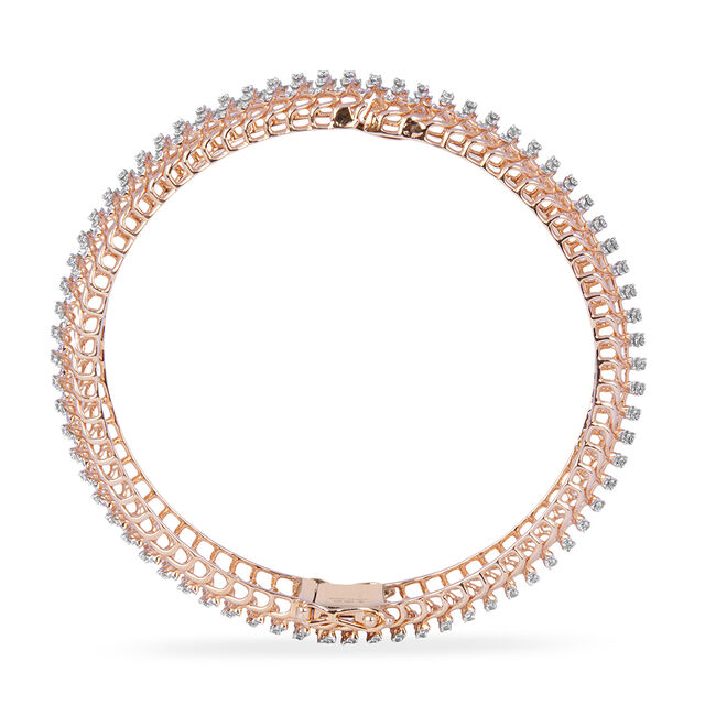 Tanishq 18KT Diamond Bangle for Women 4