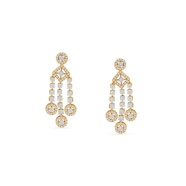 Tanishq 18KT Diamond Necklace Set for Women 4