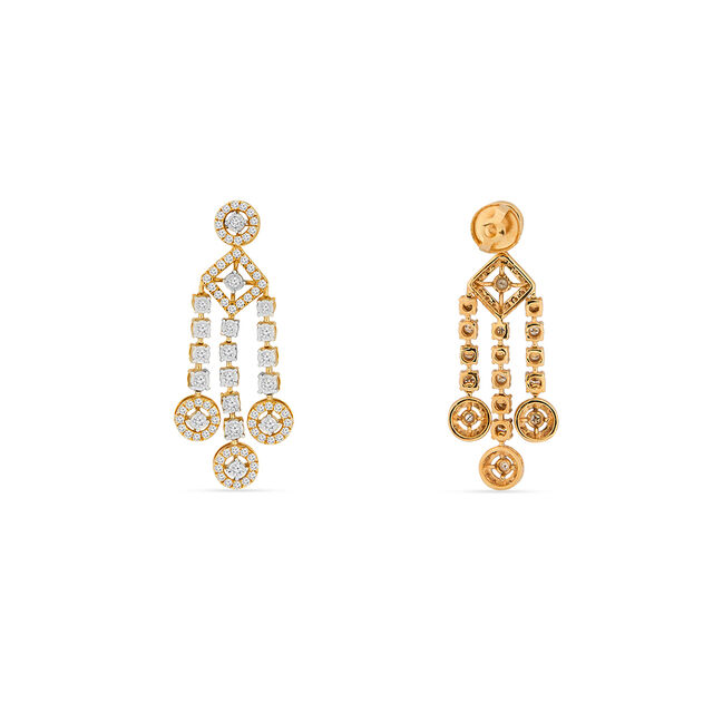 Tanishq 18KT Diamond Necklace Set for Women 5