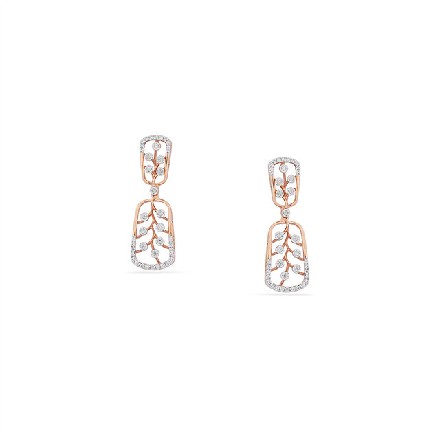 Tanishq 18KT Diamond Necklace Set for Women 3