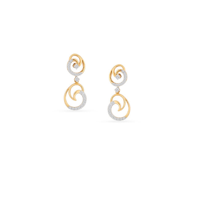 Tanishq 18KT Diamond Necklace Set for Women 5