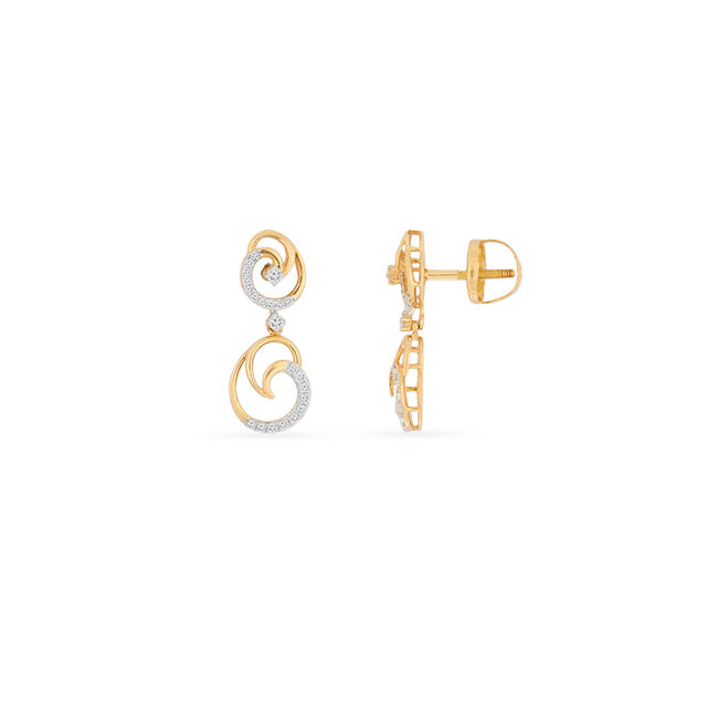 Tanishq 18KT Diamond Necklace Set for Women 6