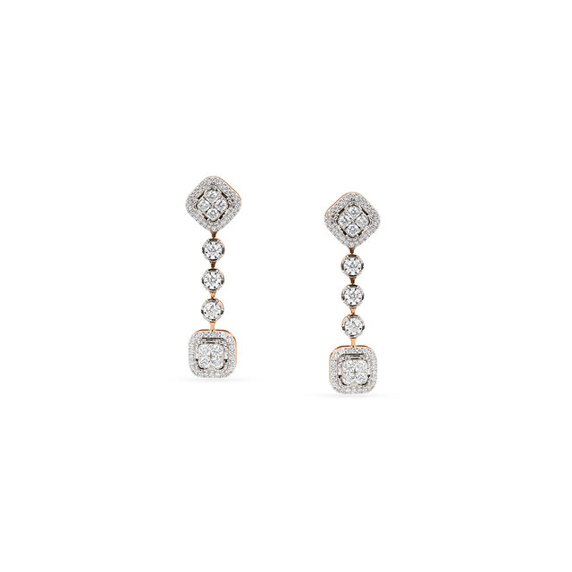 Tanishq 18KT Diamond Necklace Set for Women 5