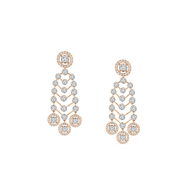 Tanishq 18KT Diamond Necklace Set for Women 5