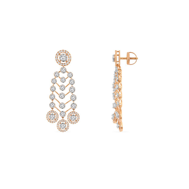 Tanishq 18KT Diamond Necklace Set for Women 6