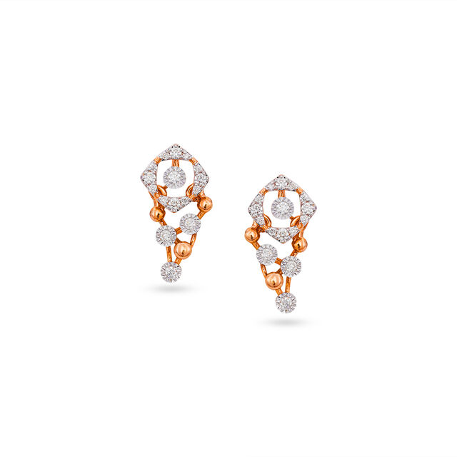 Tanishq 18 Karat Diamond Necklace Set for Women 4