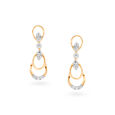 Tanishq 18 KT Diamond Necklace Set for Women 4
