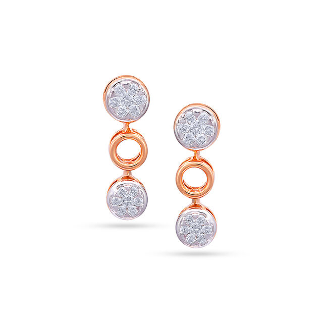 Tanishq 18 Karat Diamond Necklace Set for Women 3