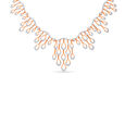 Tanishq 18 Karat Diamond Necklace Set for Women 5