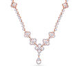 Tanishq 18 Karat Diamond Necklace Set for Women 2