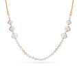 Tanishq 18 Karat Diamond Necklace Set for Women 3