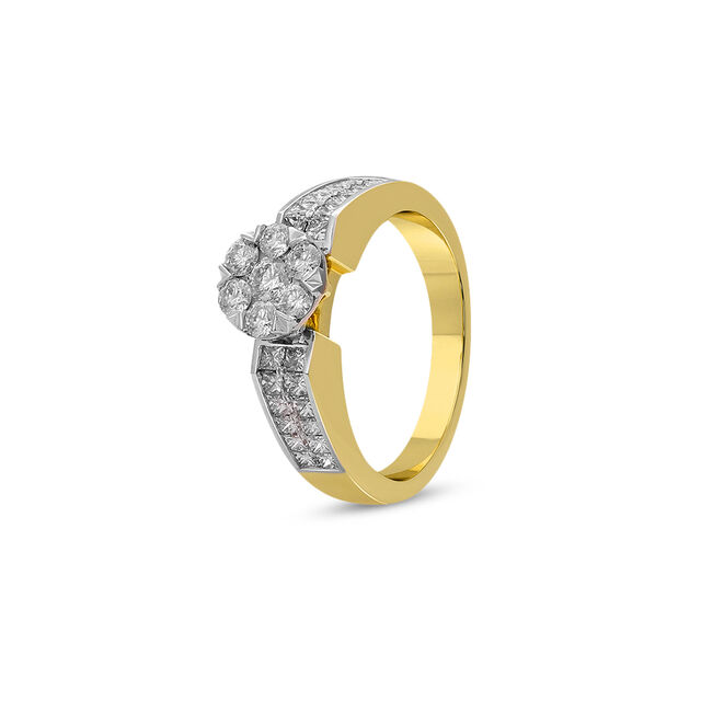 Tanishq 18KT Diamond Finger Ring for Women