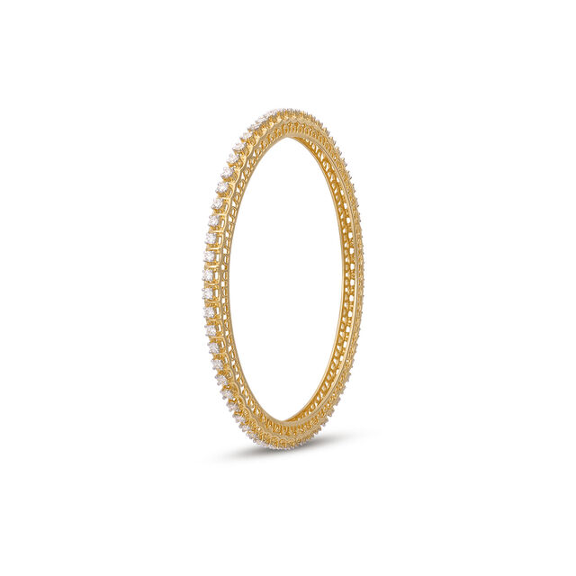 Tanishq 18 KT Diamond Bangle for Women 