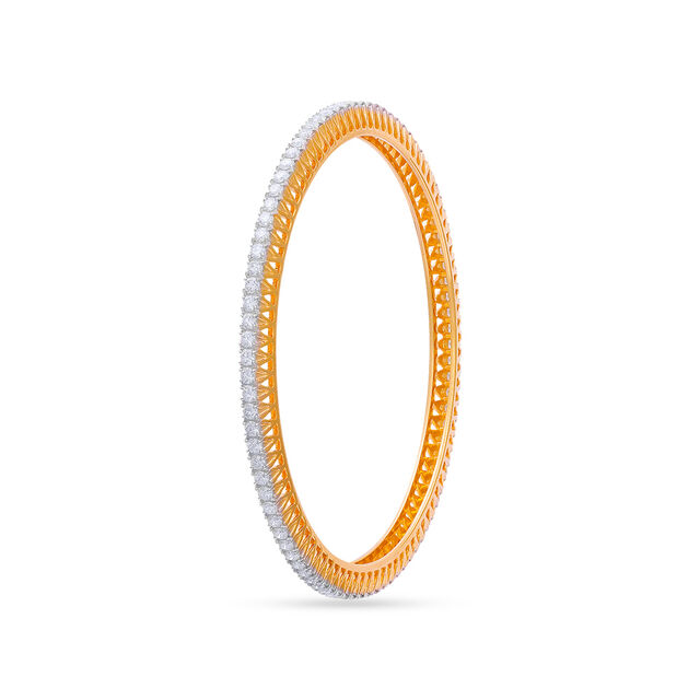 Tanishq 18 Karat Diamond Bangle for Women 2