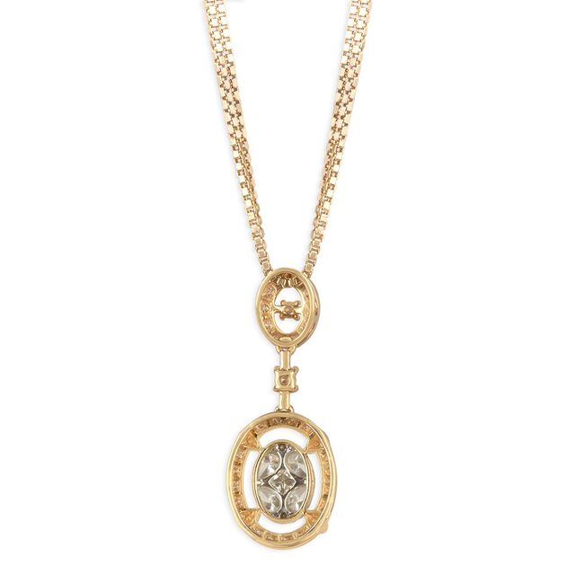 Tanishq 18KT Diamond Pendant Set for Women 3