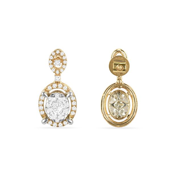 Tanishq 18KT Diamond Pendant Set for Women 5