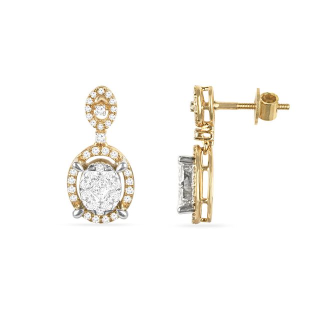 Tanishq 18KT Diamond Pendant Set for Women 6