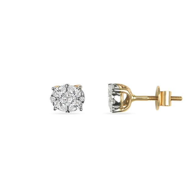 Tanishq 18KT Diamond Pendant Set for Women 4