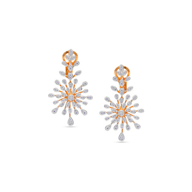 Tanishq 18 Karat Diamond Necklace Set for Women 2