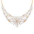 Tanishq 18 Karat Diamond Necklace Set for Women 4