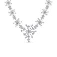 Tanishq 18 KT Diamond Necklace Set for Women 3
