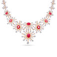 Tanishq 18 Karat Diamond Necklace Set for Women 2