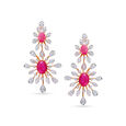 Tanishq 18 Karat Diamond Necklace Set for Women 3
