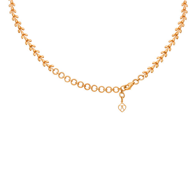 Tanishq 18 Karat Diamond Necklace Set for Women 5