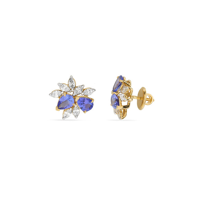 Tanishq 18KT Diamond Earrings for Women 2