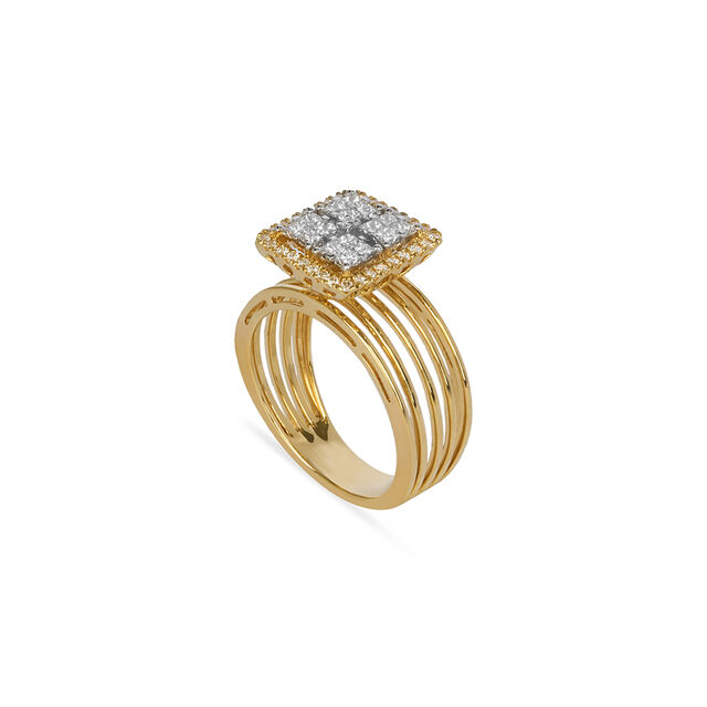 Tanishq 18KT Diamond Finger Ring for Women 2