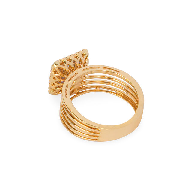 Tanishq 18KT Diamond Finger Ring for Women 5