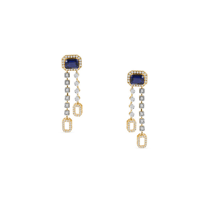 Tanishq 18KT Diamond Necklace Set for Women 5