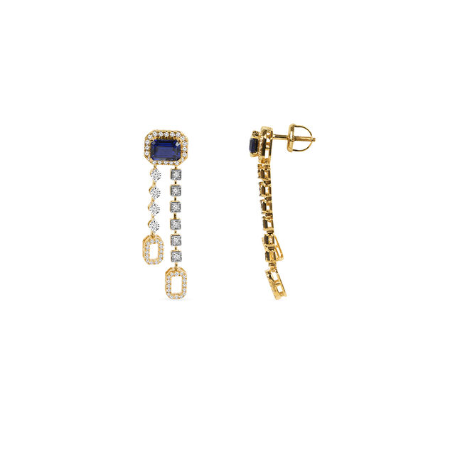 Tanishq 18KT Diamond Necklace Set for Women 6