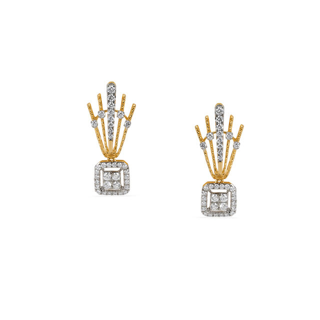 Tanishq 18KT Diamond Necklace Set for Women 5