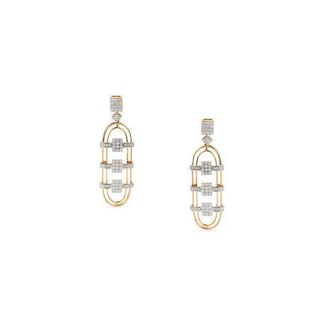 Tanishq 18KT Diamond Necklace Set for Women 5