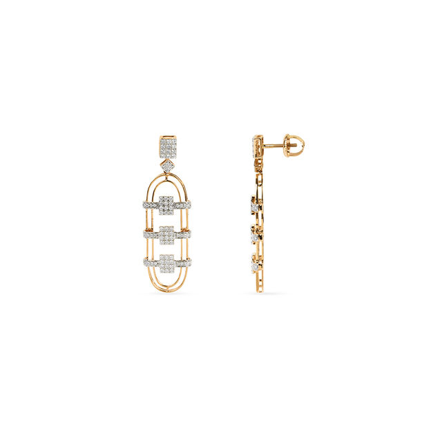 Tanishq 18KT Diamond Necklace Set for Women 6