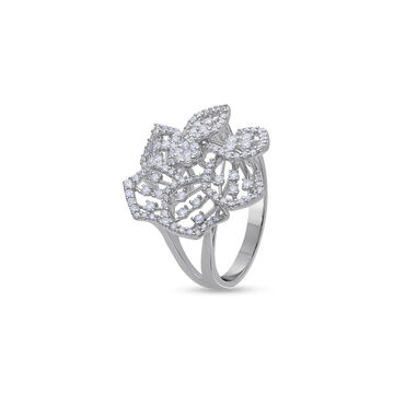 Tanishq 18 Karat Diamond Finger Ring for Women