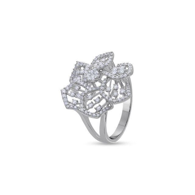 Tanishq 18 Karat Diamond Finger Ring for Women