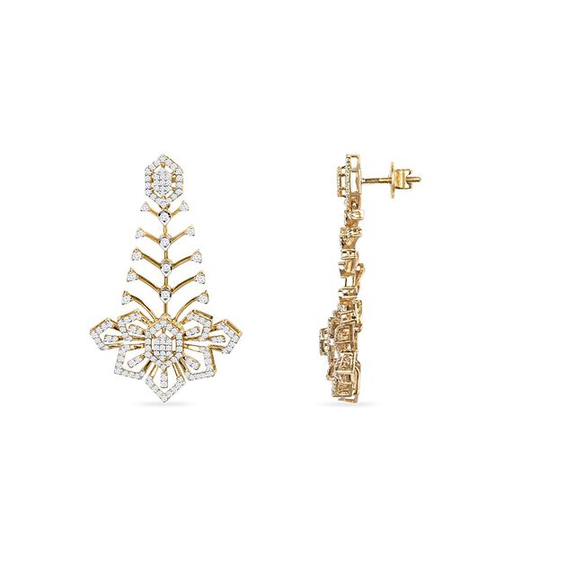 Tanishq 18KT Diamond Necklace Set for Women 5