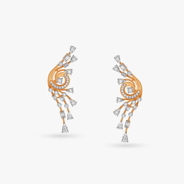 Dazzling Spiral Diamond Necklace Set,,hi-res 4