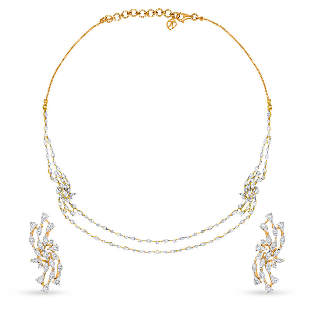 Buy Tanishq Gold Necklace Set at Best Price Tanishq US