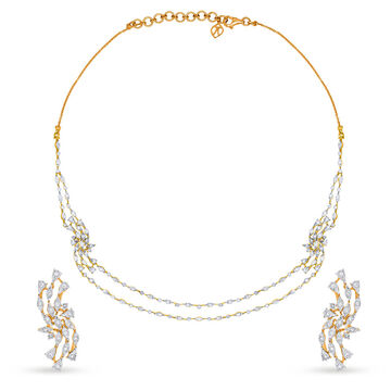 Tanishq Gold Necklace Set