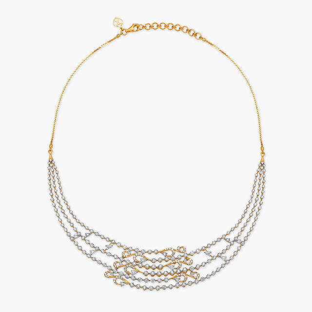 Stunning Flowy Diamond Necklace Set,,hi-res 2